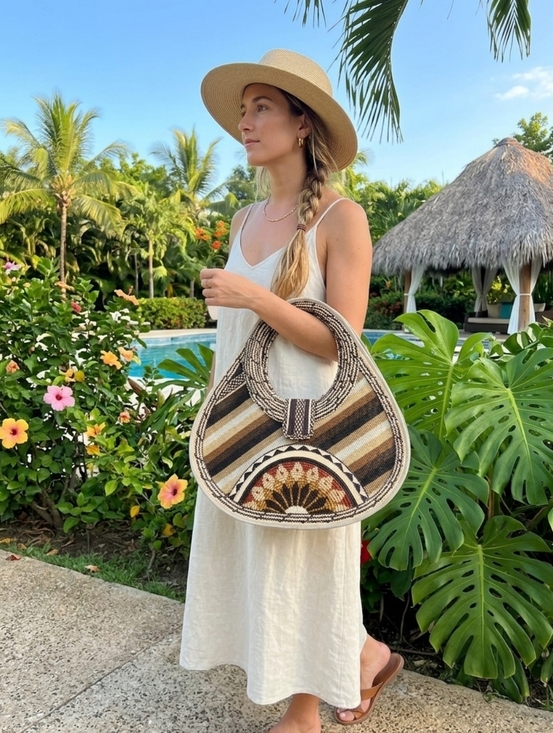 Imported from Columbia Handmade Artisan Handbags - Columbian Handmade Artisan Bohemian Woven Purse NWOT